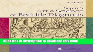 Read Sapira s Art and Science of Bedside Diagnosis Ebook Free