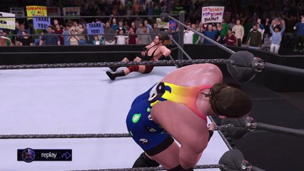 WWE 2K16 jack swagger v RVD rob van dam highlights