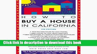 Read How to Buy a House in California  PDF Online