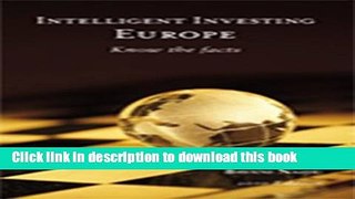 Read Intelligent Investing 2010: Europe  Ebook Free