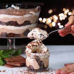 Chocolate Brownie & Mousse Trifle