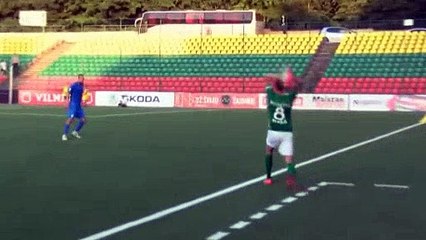 Andrija Kaludjerovic Hattrick Goal HD - Zalgiris 3-0 Jonava 27.07.2016