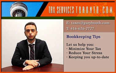 Tax Services Toronto.com | Bookkeeping Tips, Minimize Your Tax, 416-626-2727