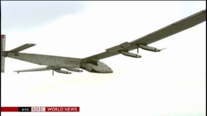 BBC。 ソーラー飛行機 Si2 は 1６ヶ月かけて世界一周を成し遂げました。