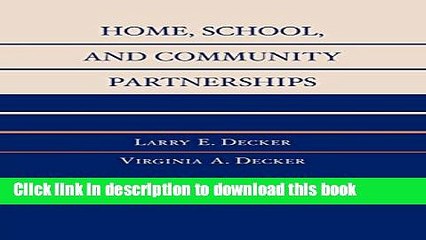 Read Home, School, and Community Partnerships (Scarecrow Education Book)  Ebook Free