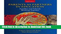 Read Parents as Partners in Education: Families and Schools Working Together (Paperback) - Common