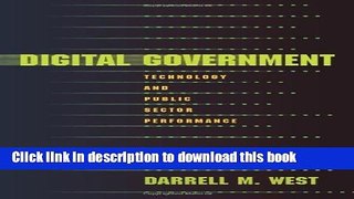Read Digital Government: Technology and Public Sector Performance Ebook Free