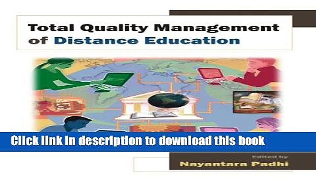 Read Total Quality Management of Distance Education  Ebook Online