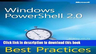 Download Windows PowerShell 2.0 Best Practices Ebook Free