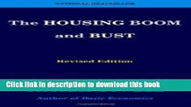 Read The Housing Boom and Bust: Revised Edition  Ebook Free