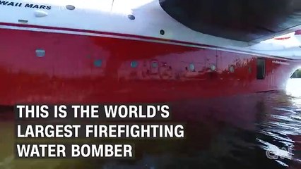 The world's biggest water bomber is for sale