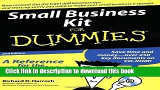 Read Books Small Business Kit For Dummies E-Book Free