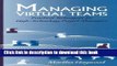 Read Managing Virtual Teams (Artech House Professional Development Library)  Ebook Free