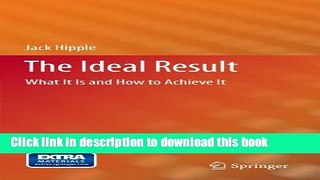 Download The Ideal Result: What It Is and How to Achieve It  Ebook Free