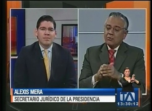 Mera defiende el pago de gastos de Lenin Moreno