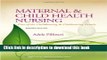 [PDF] Maternal and Child Health Nursing: Care of the Childbearing and Childrearing Family  Full