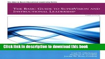 Read The Basic Guide to SuperVision and Instructional Leadership (3rd Edition) (Allyn   Bacon