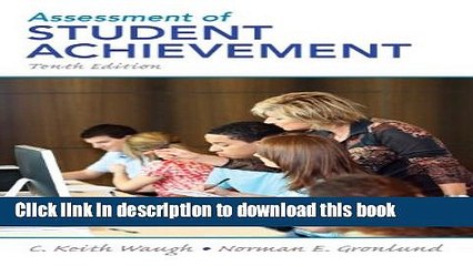 Read Assessment of Student Achievement (10th Edition) Ebook Free