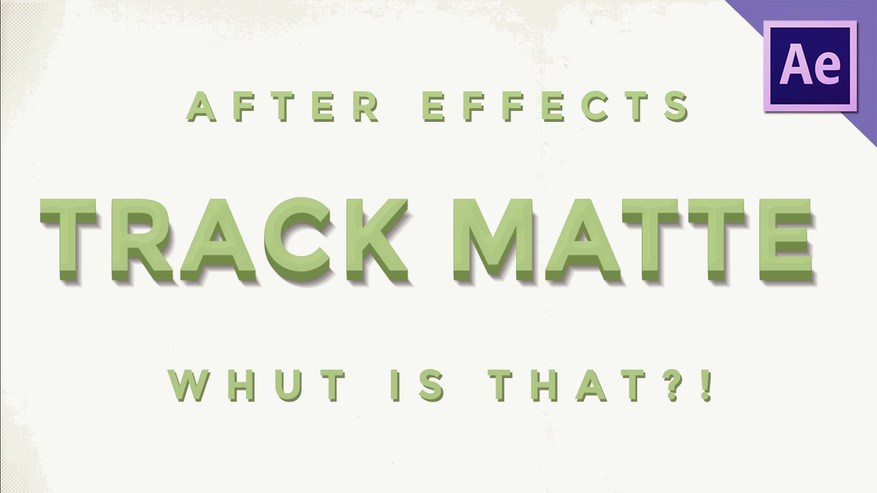 Track Matte After Effects Tutorial | What is that and how to use it?!