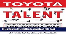 Read Books Toyota Talent: Developing Your People the Toyota Way ebook textbooks