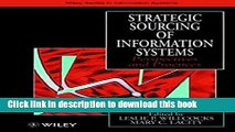 Read Strategic Sourcing of Information Systems: Perspectives and Practices  PDF Online