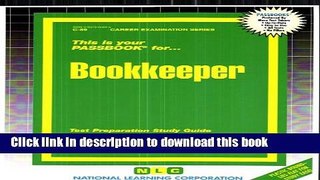 Read Bookkeeper(Passbooks) (Career Examination Series)  Ebook Free