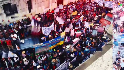 Guatemalan Campesinos March Against State Corruption