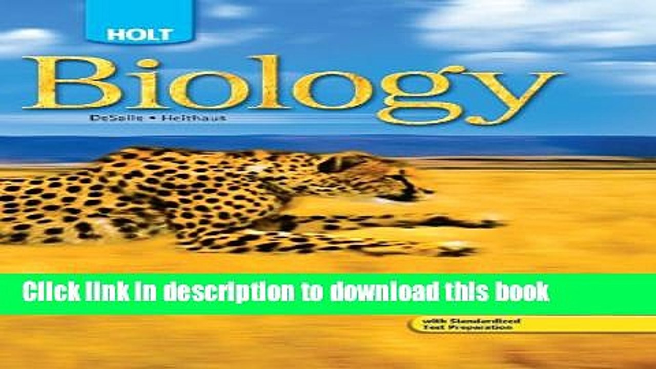 Read Holt Biology: Homeschool Package  Ebook Free