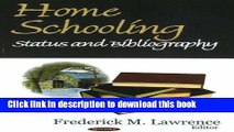 Read Home Schooling: Status and Bibliography  Ebook Free