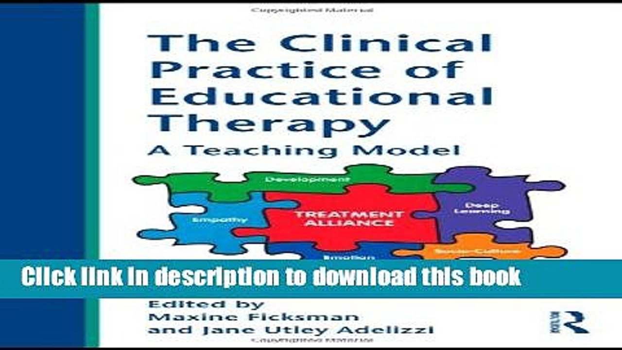 Read The Clinical Practice of Educational Therapy: A Teaching Model  Ebook Free