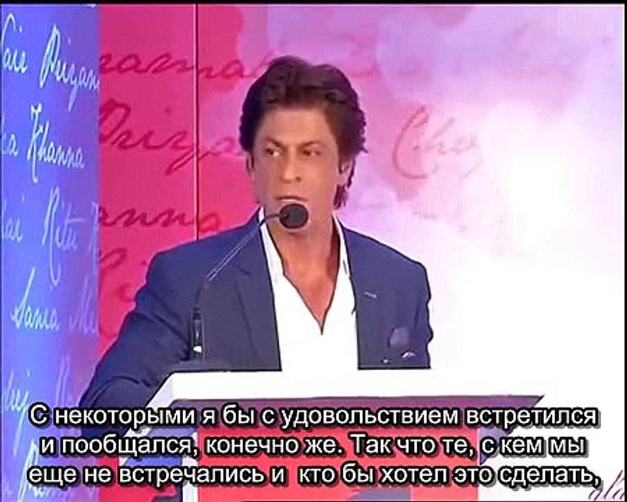 #SRK [ @iamsrk ] read the Poem at "She Walks She Leads" Book Launch with Russian Subs