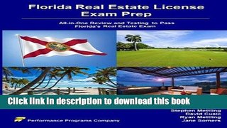 Read Florida Real Estate License Exam Prep: All-in-One Review and Testing To Pass Florida s