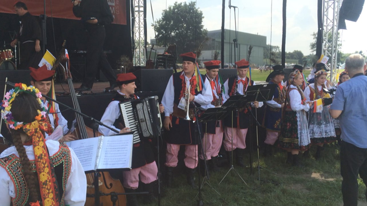 Arrivée du pape François aux JMJ à Cracovie