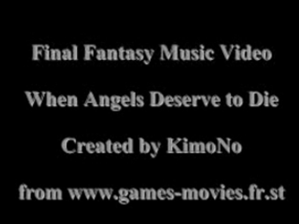 amv final fantasy system of a down chop suey