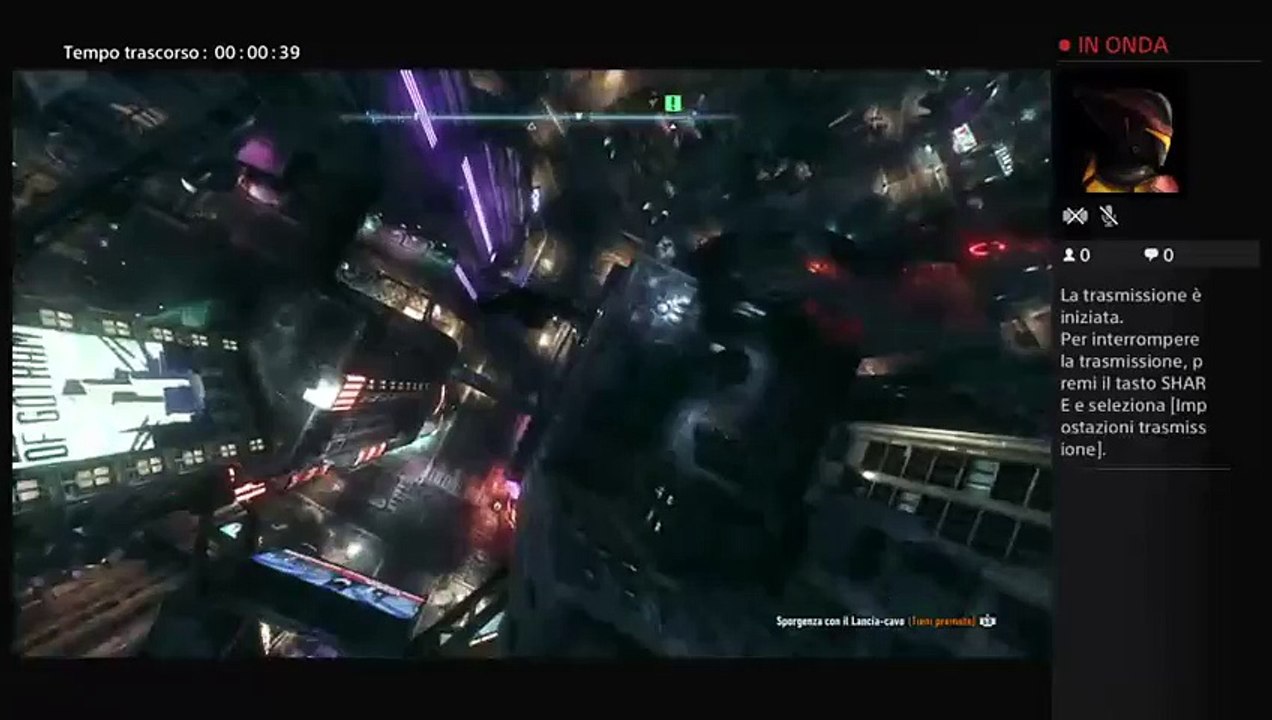 Trasmissione PS4 live di kevin25182