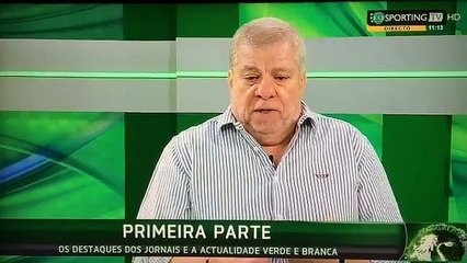Vocês vão sofrer, lampiões porcos suínos”, diz Carlos Dolbeth na Sporting TV