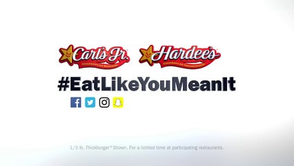 La publicité "Hot"  de Carl’s Jr pour des .... Hamburgers !