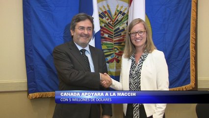 Canada apoyara a la MACIH con 5 millones de dolares