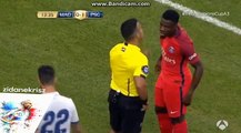 Serge Aurier Gets Yellow Card - Real Madrid vs PSG - International Champions Cup - 28/07/2016
