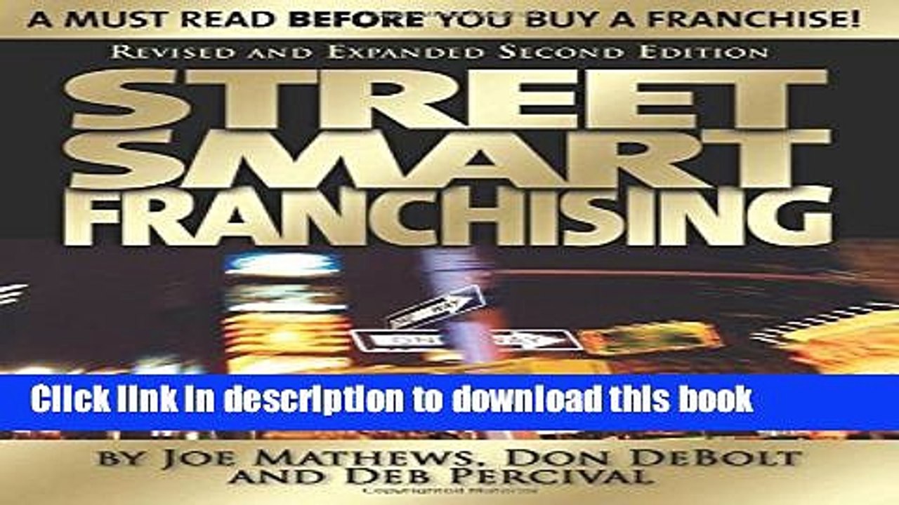 [Download] Street Smart Franchising  Full EBook