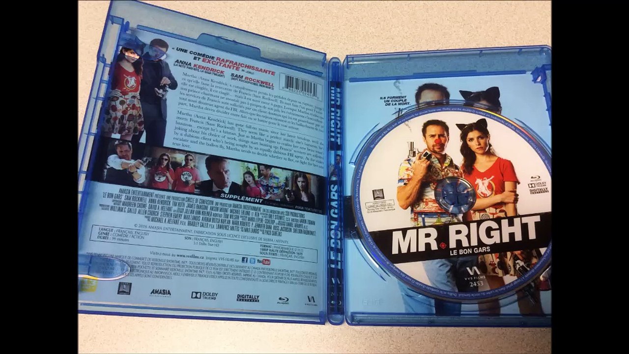 Critique Blu-ray Mr. Right (Le bon gars)