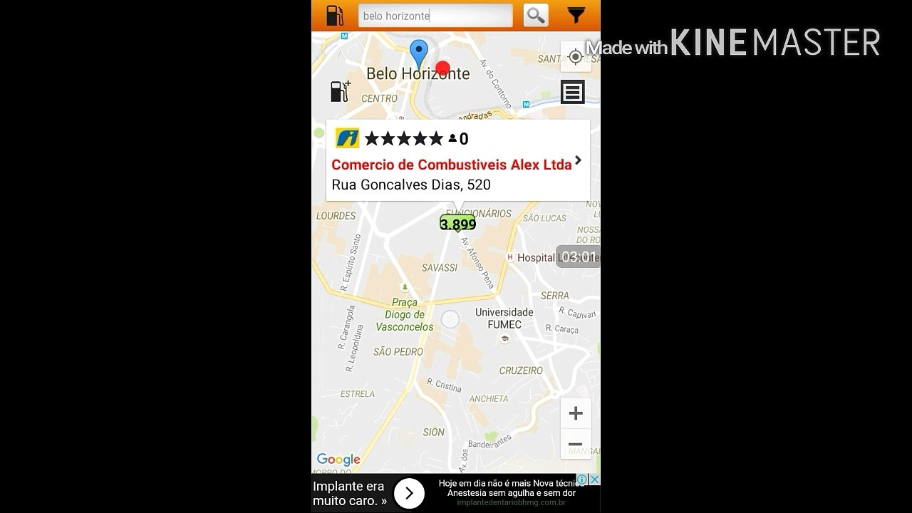 Aplicativo Posto de gasolina