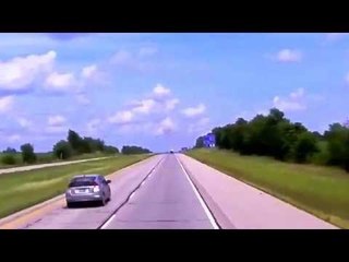 Driver Films Shocking Moment When a Car Hits a Deer
