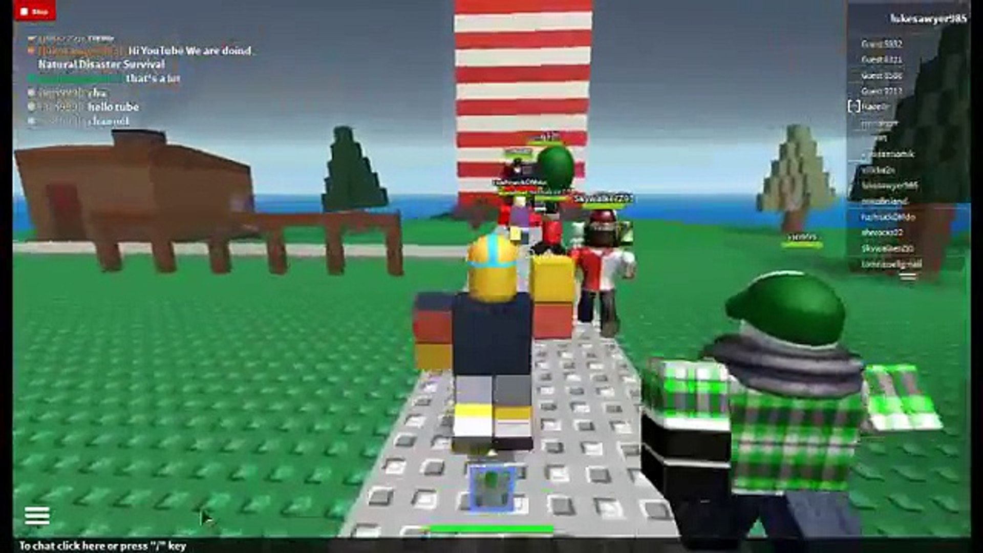 Roblox Natural Disaster Survival 1 Tornado At The Coast Video Dailymotion - roblox natural disaster survival