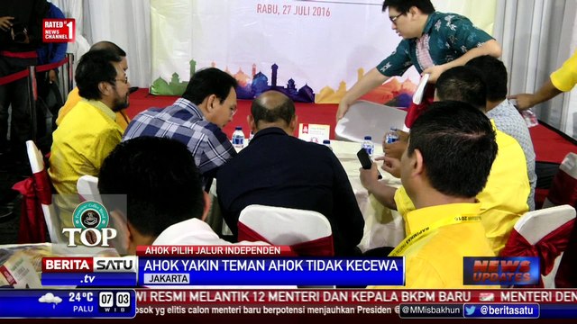 Pilih Jalur Parpol, Ahok Libatkan Teman Ahok dalam Kampanyenya
