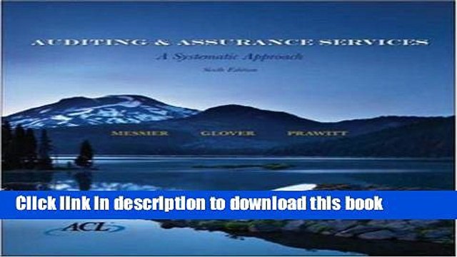 [Read PDF] MP Auditing and Assurance Services with ACL SW CD Download Online