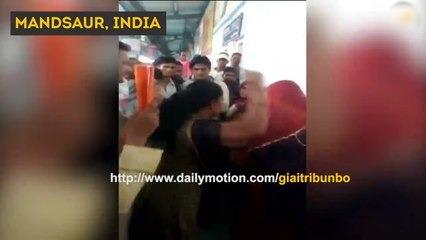 Women Attacked for Carrying Meat