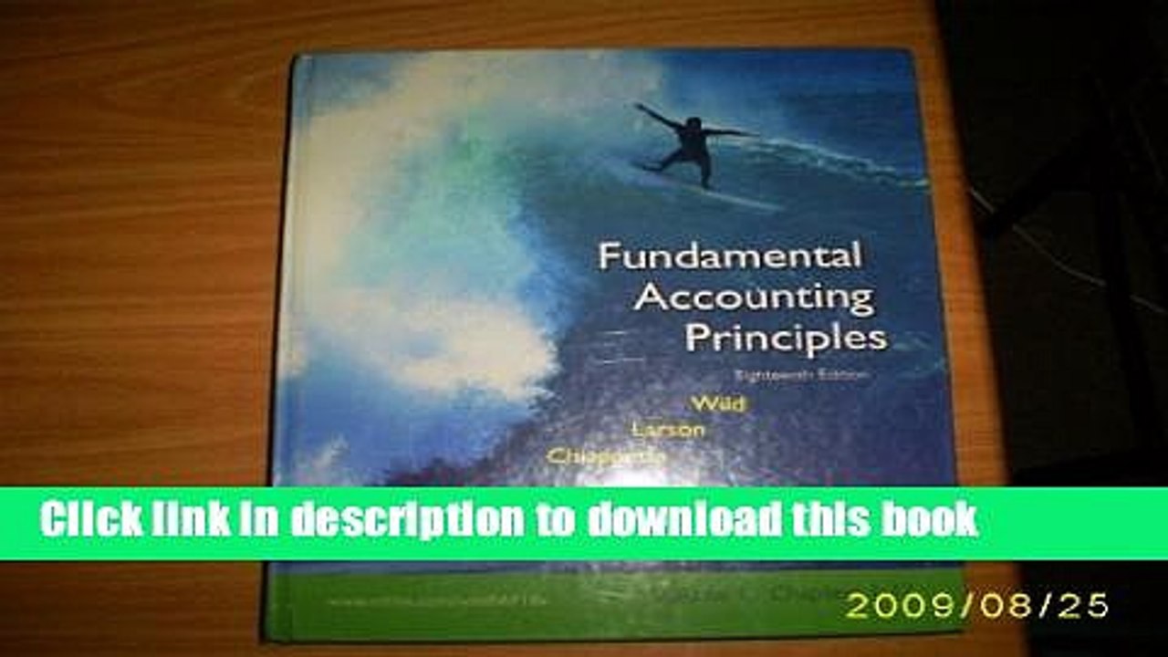 [Read PDF] Fundamental Accounting Principles: Volume 1 (Chapters 1-12) Ebook Free