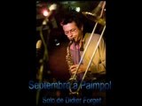 Septembre à Paimpol, solo du saxophoniste Didier Forget