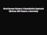 FREE PDF Fixed Income Finance: A Quantitative Approach (McGraw-Hill Finance & Investing)  BOOK